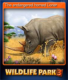 Series 1 - Card 4 of 15 - The endangered horned Loner