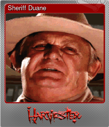 Series 1 - Card 6 of 9 - Sheriff Duane