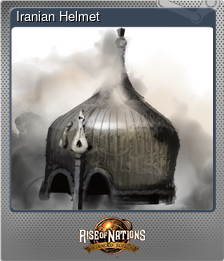 Series 1 - Card 2 of 6 - Iranian Helmet