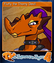 Series 1 - Card 5 of 7 - Fluffy the Thorny Devil