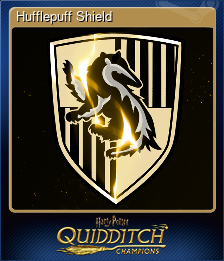 Series 1 - Card 3 of 7 - Hufflepuff Shield