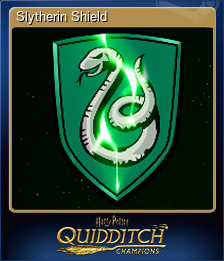 Series 1 - Card 2 of 7 - Slytherin Shield