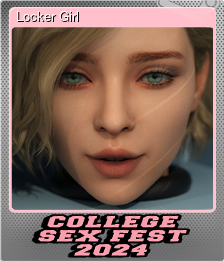 Series 1 - Card 5 of 5 - Locker Girl