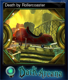 Series 1 - Card 1 of 6 - Death by Rollercoaster