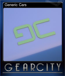 Series 1 - Card 3 of 12 - Generic Cars