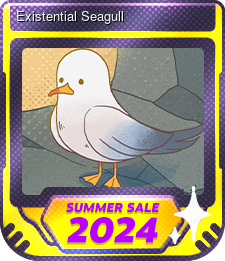 Series 1 - Card 10 of 10 - Existential Seagull