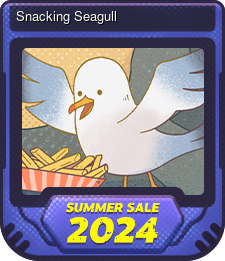 Snacking Seagull
