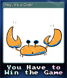 Hey, It's a Crab!