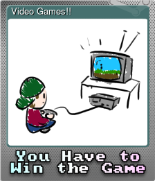 Series 1 - Card 7 of 8 - Video Games!!