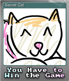 Series 1 - Card 8 of 8 - Secret Cat