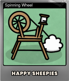 Series 1 - Card 5 of 6 - Spinning Wheel