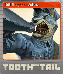 Series 1 - Card 8 of 9 - Drill Sergeant Volkov