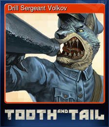 Series 1 - Card 8 of 9 - Drill Sergeant Volkov