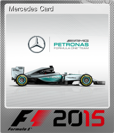 Series 1 - Card 6 of 10 - Mercedes Card