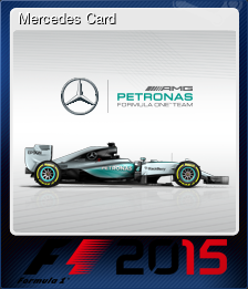 Series 1 - Card 6 of 10 - Mercedes Card