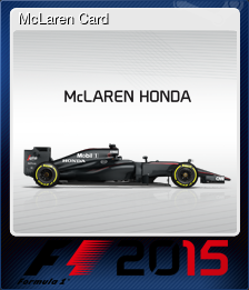 Series 1 - Card 5 of 10 - McLaren Card