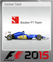 Series 1 - Card 8 of 10 - Sauber Card