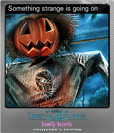 Series 1 - Card 4 of 6 - Something strange is going on