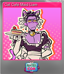 Series 1 - Card 6 of 14 - Cat Café Maid Liam