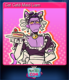 Series 1 - Card 6 of 14 - Cat Café Maid Liam