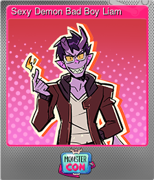 Series 1 - Card 9 of 14 - Sexy Demon Bad Boy Liam