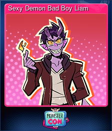 Series 1 - Card 9 of 14 - Sexy Demon Bad Boy Liam