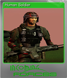Series 1 - Card 1 of 5 - Human Soldier
