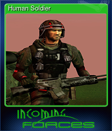 Series 1 - Card 1 of 5 - Human Soldier