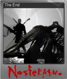 Series 1 - Card 6 of 6 - The End