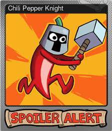 Series 1 - Card 3 of 6 - Chili Pepper Knight