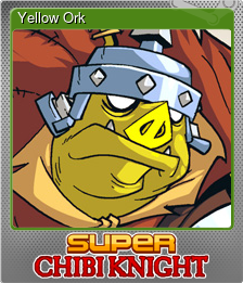 Series 1 - Card 1 of 6 - Yellow Ork