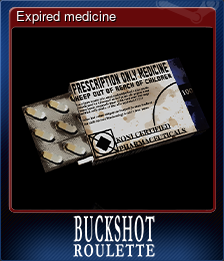 Series 1 - Card 4 of 10 - Expired medicine