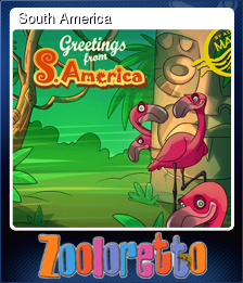 Series 1 - Card 1 of 6 - South America