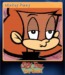 Series 1 - Card 2 of 8 - Monkey Penny