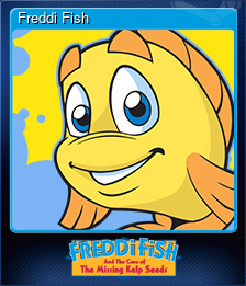 Series 1 - Card 1 of 6 - Freddi Fish