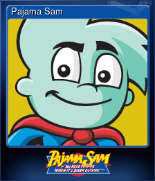 Series 1 - Card 8 of 8 - Pajama Sam