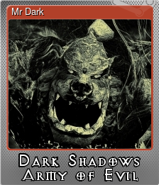 Series 1 - Card 2 of 5 - Mr Dark