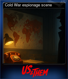 Series 1 - Card 3 of 5 - Cold War espionage scene