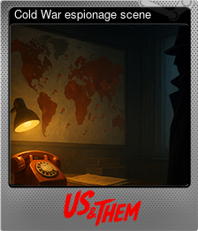 Series 1 - Card 3 of 5 - Cold War espionage scene
