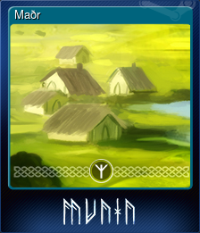 Series 1 - Card 2 of 9 - Maðr