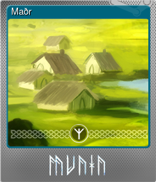 Series 1 - Card 2 of 9 - Maðr