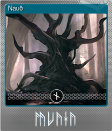 Series 1 - Card 3 of 9 - Nauð