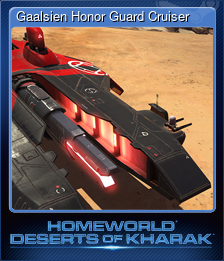 Series 1 - Card 10 of 10 - Gaalsien Honor Guard Cruiser