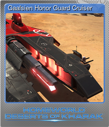 Series 1 - Card 10 of 10 - Gaalsien Honor Guard Cruiser