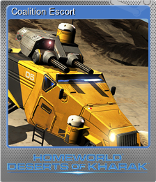 Series 1 - Card 3 of 10 - Coalition Escort