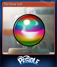 Series 1 - Card 5 of 5 - Rainbow ball