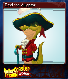 Series 1 - Card 2 of 9 - Errol the Alligator