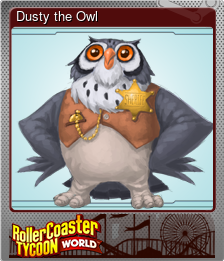 Series 1 - Card 4 of 9 - Dusty the Owl