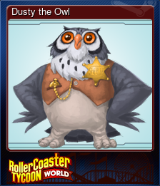 Series 1 - Card 4 of 9 - Dusty the Owl