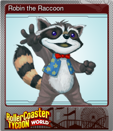 Series 1 - Card 1 of 9 - Robin the Raccoon